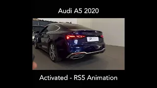 Audi A5 2020 Lightshow RS animation - Retrofit.nu