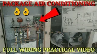 Package Air conditioning Full Wiring Practical video (VERY IMPORTANT VIDEO) ❄️❄️❄️