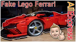 AliExpress Cheap 'Fake' Lego Technics Review - Ferrari Daytona SP3 - 42143
