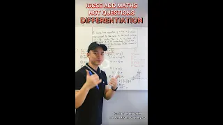 IGCSE Additional Mathematics (0606) HOT QUESTIONS: Differentiation