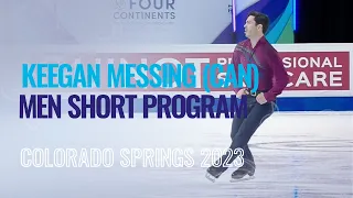 Keegan MESSING (CAN) | Men Short Program | Colorado Springs 2023 | #FigureSkating