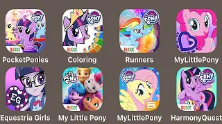 1 My Little Pony Pocket Ponies,2 Coloring,3 My Little Pony Harmony Quest,4 World,5 Equestria Girls