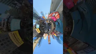 INSTA360 X3 Times Square, NYC walk-through [1080p]