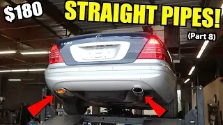 Straight Piping My $850 Mercedes S600 V12! Pagani Sound For $180?!