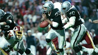 Marcus Allen 74 yard TD Run Super Bowl XVIII (1983)