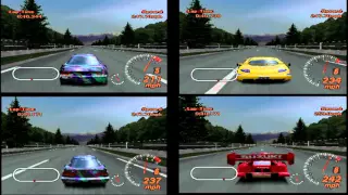 R33 Drag GT-R VS Speed 12 VS Drag 180SX VS Escudo - Gran Turismo 2