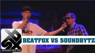 BEATFOX VS SOUNDBYTZ - UK Beatbox Championship 2012 - 1/8 Final