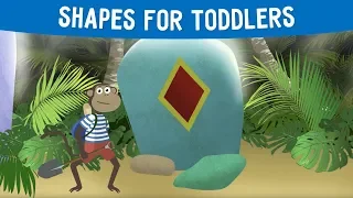 Basic Shapes for Kids | Learn Shapes: Square, Triangle, Rectangle, Rhombus | Kids Academy