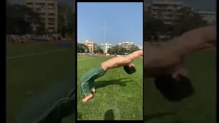 Tiger Shroff Back 2 Back Stunt Training #shorts