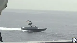 Iranian Fast Boats Harass U.S. Warships in Strait of Hormuz