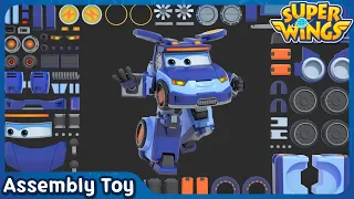 [SuperWings Assemble] Supercharged LEO! | Assembly toy | Super wings toys