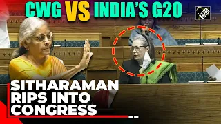 CWG vs India’s G20: FM Sitharaman targets Congress in Lok Sabha during ‘White Paper’ debate
