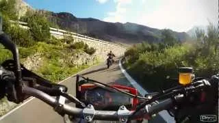 Insane Supermoto Ride on Stelvio Pass [uphill]