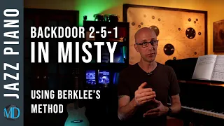 Backdoor 2-5 Progression in "Misty" using Berklee's method | Jazz Harmony Lesson