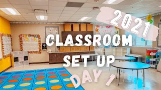 CLASSROOM SET UP 2021 | DAY 1 | 2nd Grade Teacher | Madison Campbell