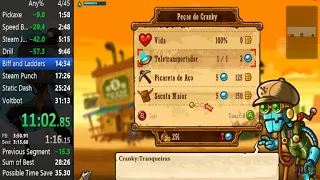 SteamWorld Dig any% speedrun in 30:16