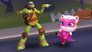 WHO IS THE BEST? TALKING ANGELA HERO vs NINJA TURTLES? LITTLE MOVIES 2020