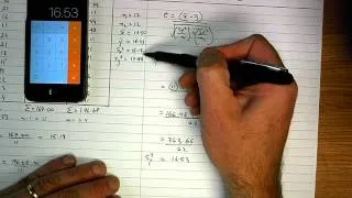 How To... Calculate Student's t Statistic (Equal Variance) by Hand