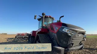 NEW Case IH Quadtrac Steiger 715 Field Demo in Illinois