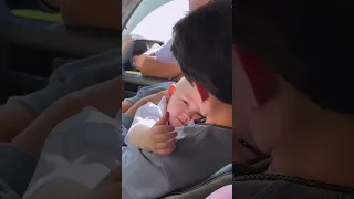 Dimash & baby Osman in the car