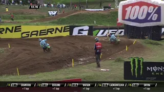 Boisrame vs. Van de Moosdijk - MX2 Race 2 - MXGP of Riga 2020