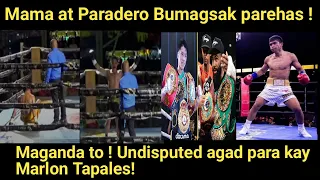 Jayson Mama panalo kontra Robert Paradero Bumagsak parehas! Tapales undisputed ang laban