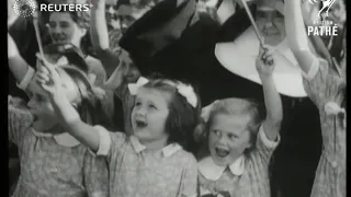 Princess Elizabeth and Prince Philip tour Alderney and Guernsey (1949)