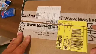 Unboxing ordine filati tessiland