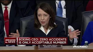 Sen. Cantwell questions Boeing CEO on when he knew flight sensors were defective