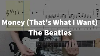 Money (That's What I Want) - The Beatles guitar tab easy