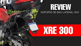 Suporte de baú lateral monokey givi para XRE 300