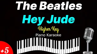 The Beatles - Hey Jude (Piano Karaoke) Higher Key
