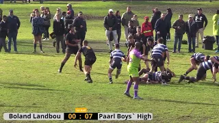 Boland Landbou vs Paarl Boys` High o15A