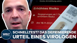 CORONA: "Natürlich kommen Schnelltests nicht an PCR-Tests ran, aber es bleibt nichts anderes übrig“