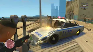 GTA 4 TBOGT - Rotterdam Tower Shootout + Six Star Escape