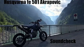 Husqvarna fe 501 Akrapovic Soundcheck