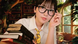 Harry potter ASMR | Hufflepuff Helps You To Study Herbology 🌱