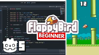 Making Flappy Bird in Godot (COMPLETE Beginner Tutorial): P5 HUD