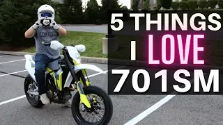 The Best Supermoto? || 5 Things I LOVE about My 2022 Husqvarna 701sm