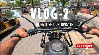 VLOG-2. Finally the sun is going down and himalayan exhaust sounds great