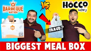 Barbeque Nation Vs Hocco Eatery Meal Box Challenge | Food Challenge | Viwa Food World