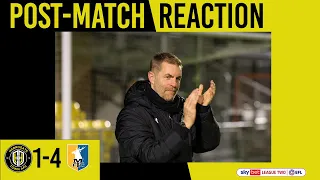 POST-MATCH 📺 // Simon Weaver an gives honest assessment after defeat to Mansfield