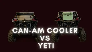 Can-am Cooler vs YETI on Can-am X3 MAX XRS Turbo RR