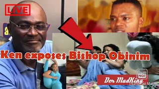 The real secret exposed !!Ken AGYAPONG exposes Bishop Obinim showing leaked video with church member