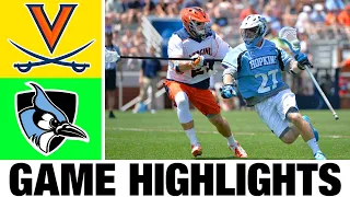 #6 Virginia vs #3 Johns Hopkins Highlights (Quarterfinal) | 2024 NCAA Men's Lacrosse Championships