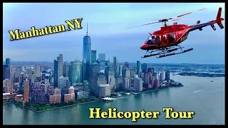 Manhattan New York City Helicopter Ride Start to End