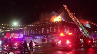 4-Alarm Lowood Restaurant Fire, Downtown Tulsa.