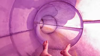 Wilderness at the Smokies - Trail Twisters Waterslide | Purple Slide POV