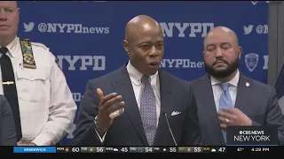 Mayor Adams announcement on NYPD Neighborhood Safety Teams