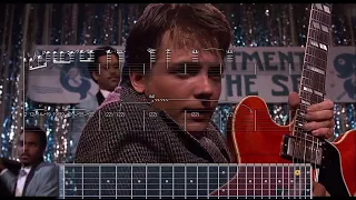 Back to the Future - Marty McFly Plays Johnny B  Goode WITH TAB  AND SHEET